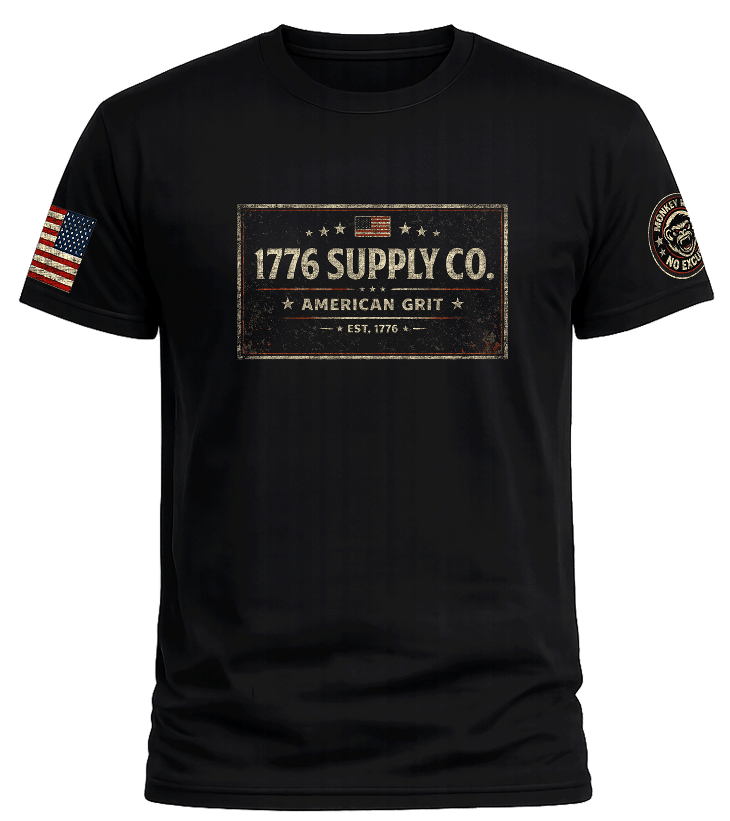 1776 SUPPLY CO. – BUILT DIFFERENT TEE