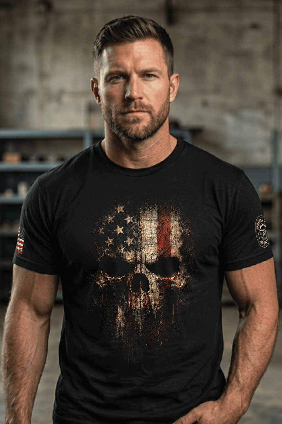 AMERICAN SKULL- TEE