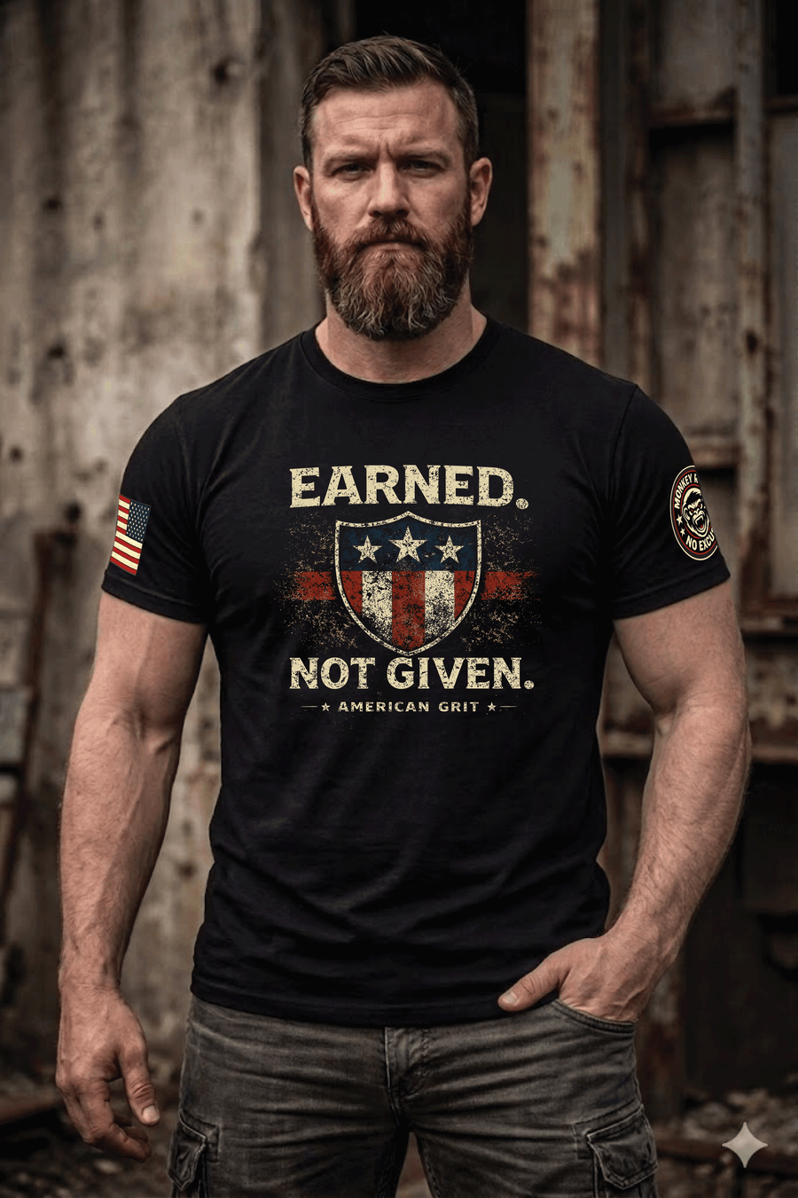 EARNED. NOT GIVEN. TEE