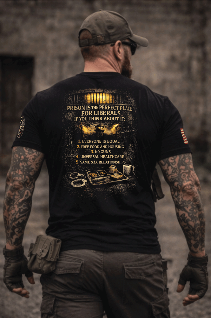 PRISON IS THE PERFECT PLACE TEE