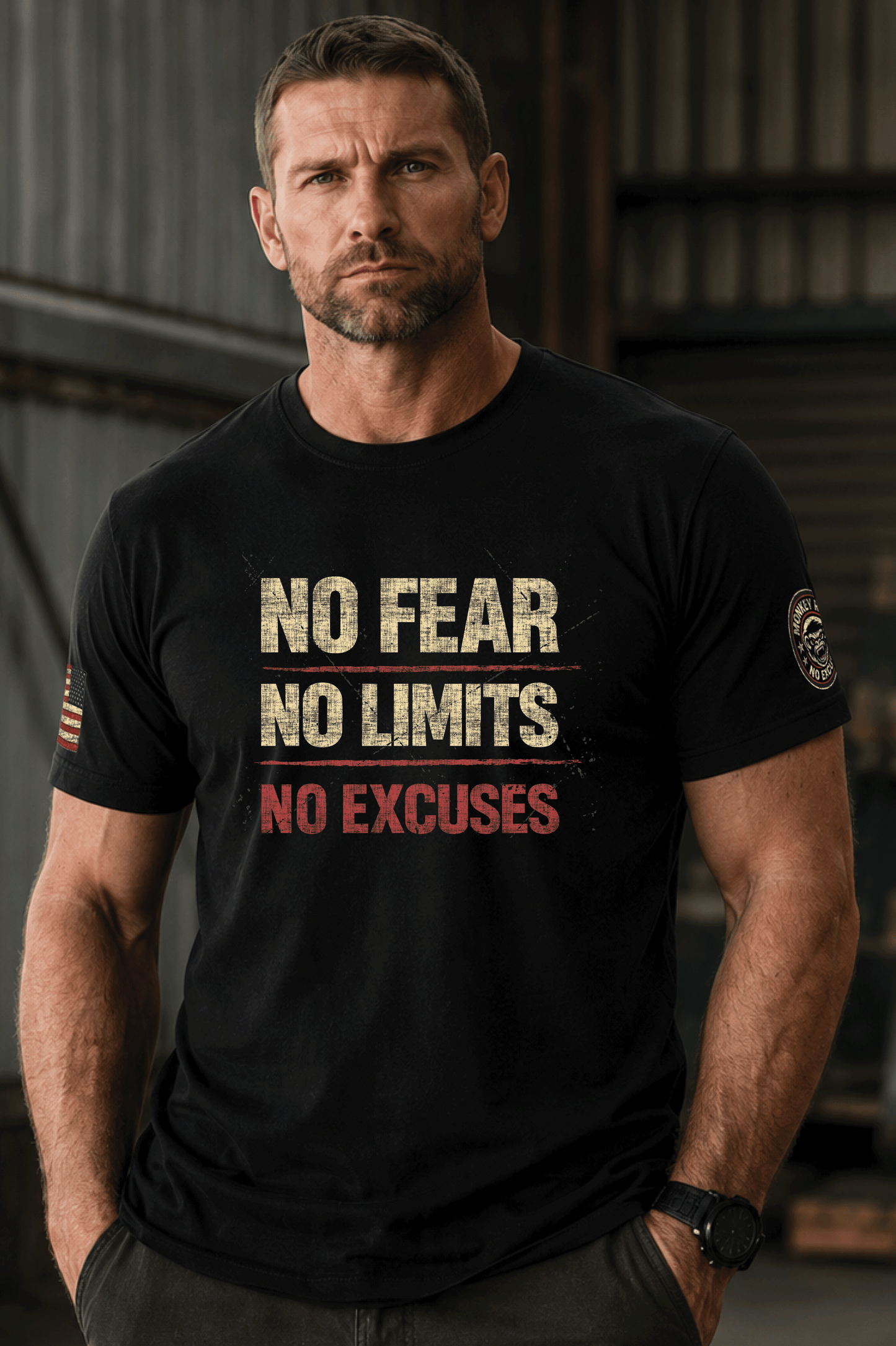 NO FEAR. NO LIMITS. NO EXCUSES. TEE