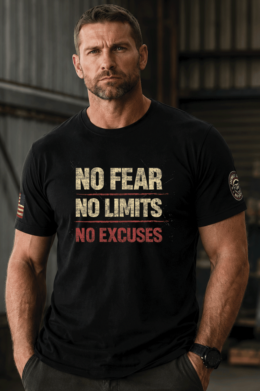 NO FEAR. NO LIMITS. NO EXCUSES. TEE