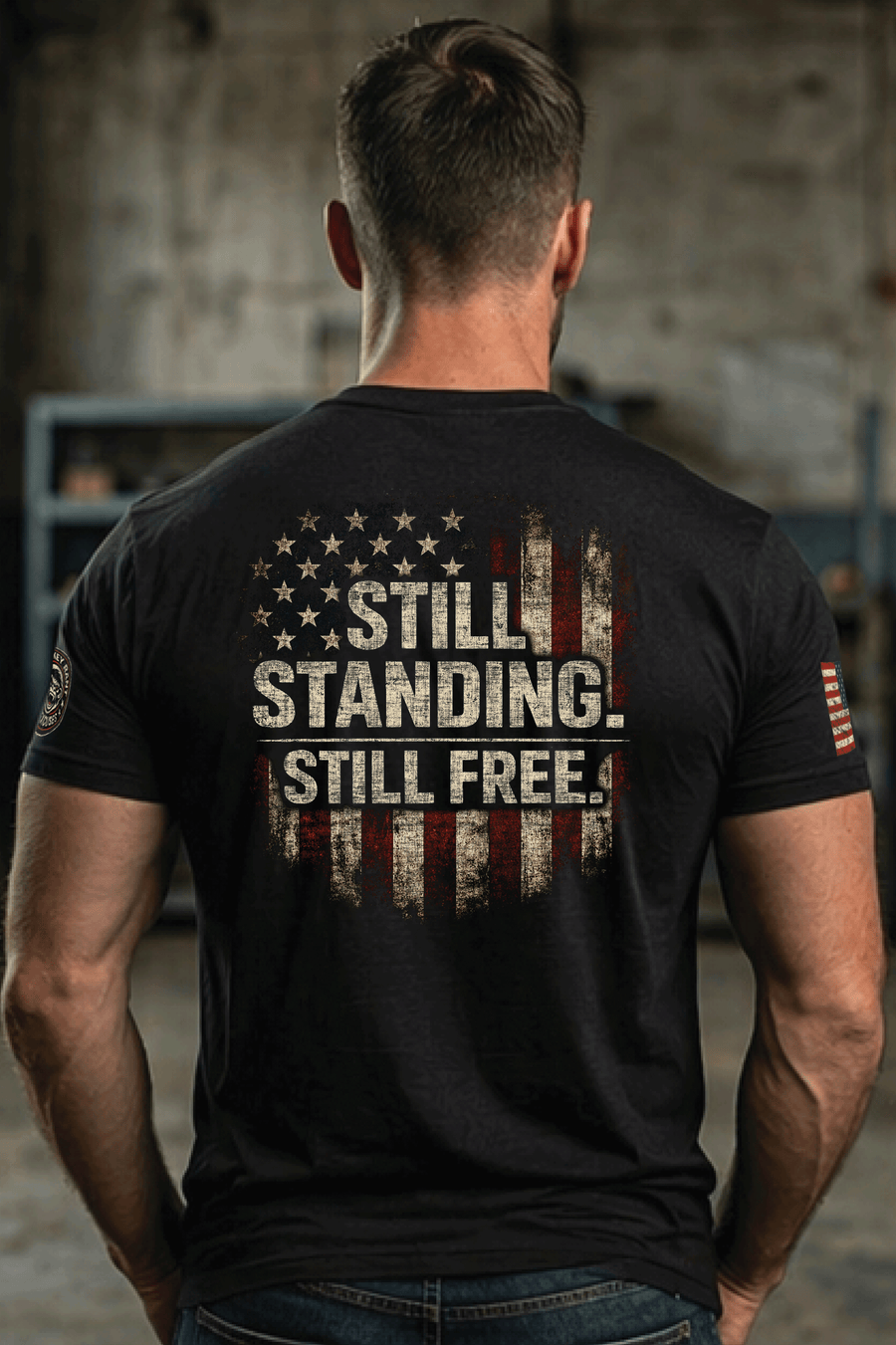 STILL STANDING. STILL FREE. – TEE